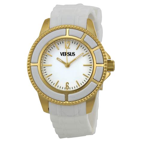 versus versace watch white rubber|is versus Versace real.